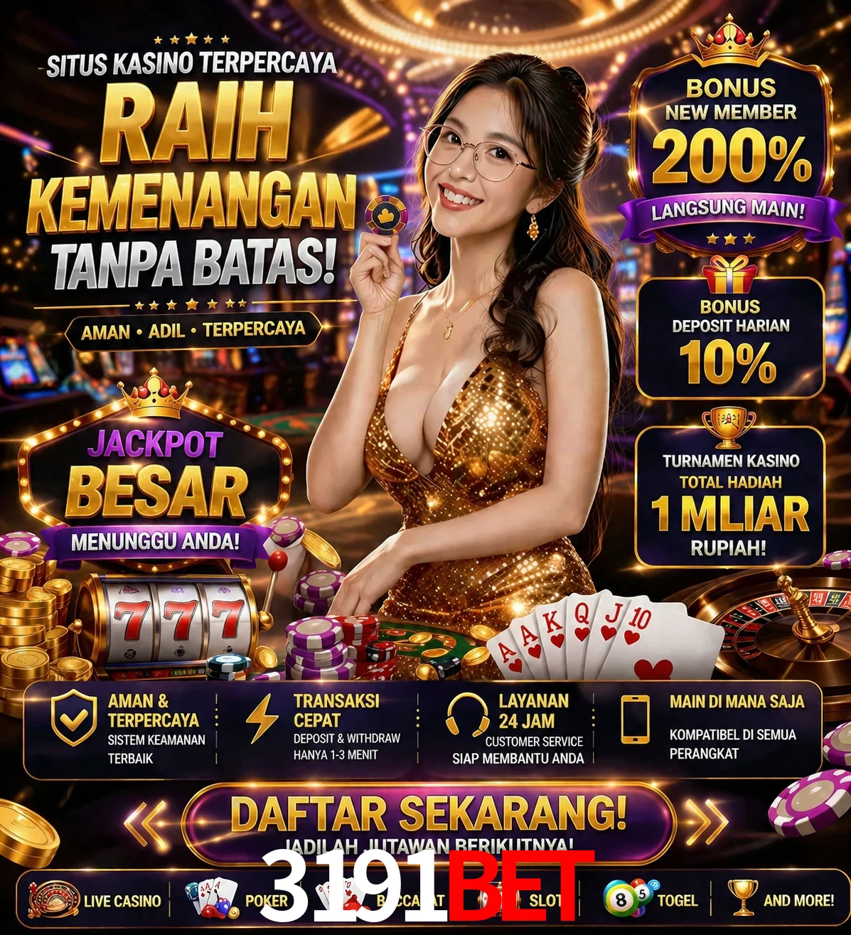 Roleta e blackjack 3191bet